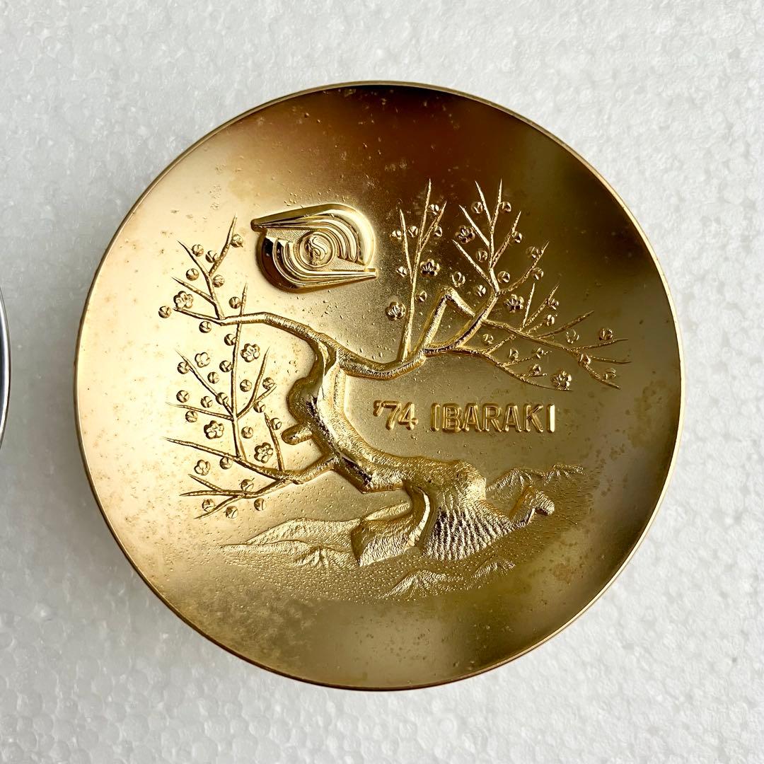 ゆ*の様 金杯 銀杯 セット 1974 茨城県 国体 記念 24KGP - メルカリ
