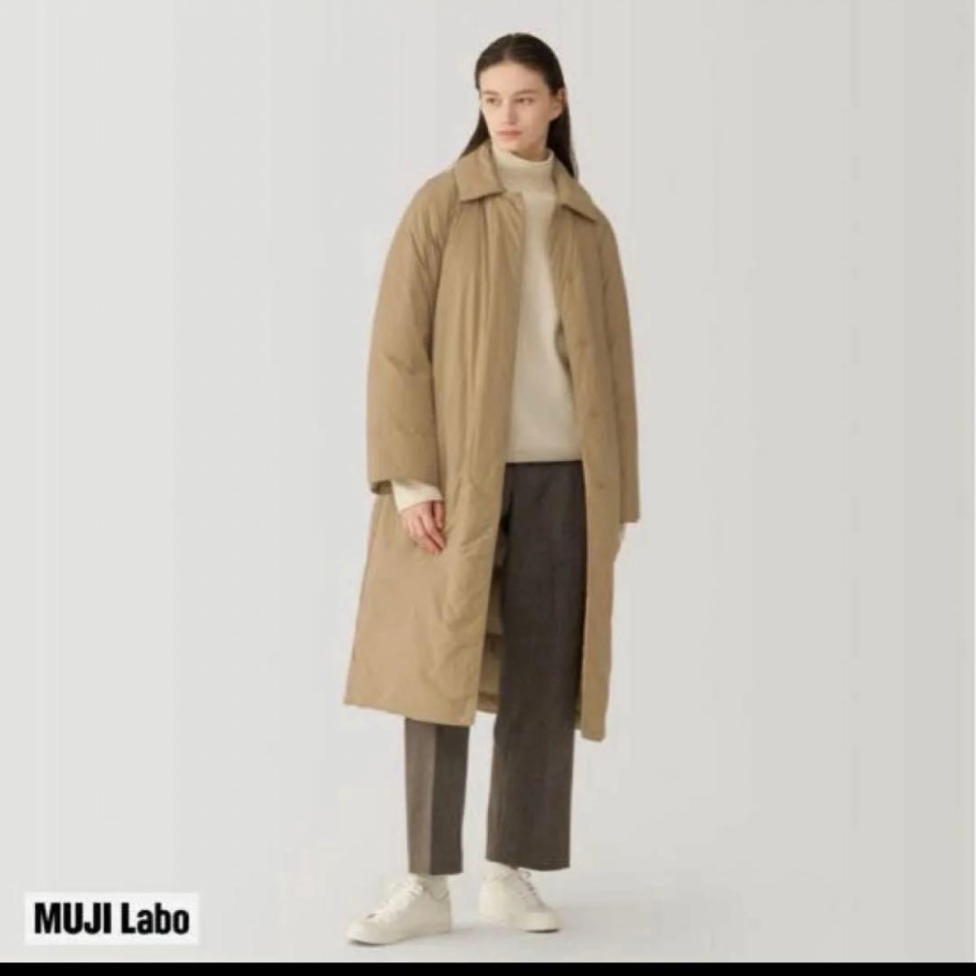 無印良品ムジラボ ダウンジャケット MUJI Laboダウンコート キャメル M