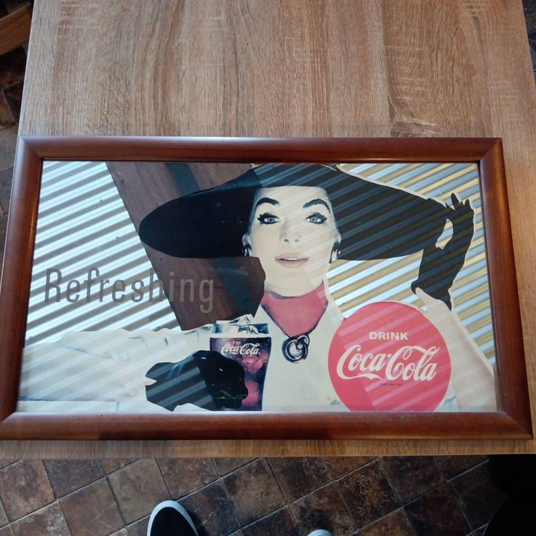 Coca-Cola パブミラー コカ・コーラビンテージ アメリカン雑貨レトロ