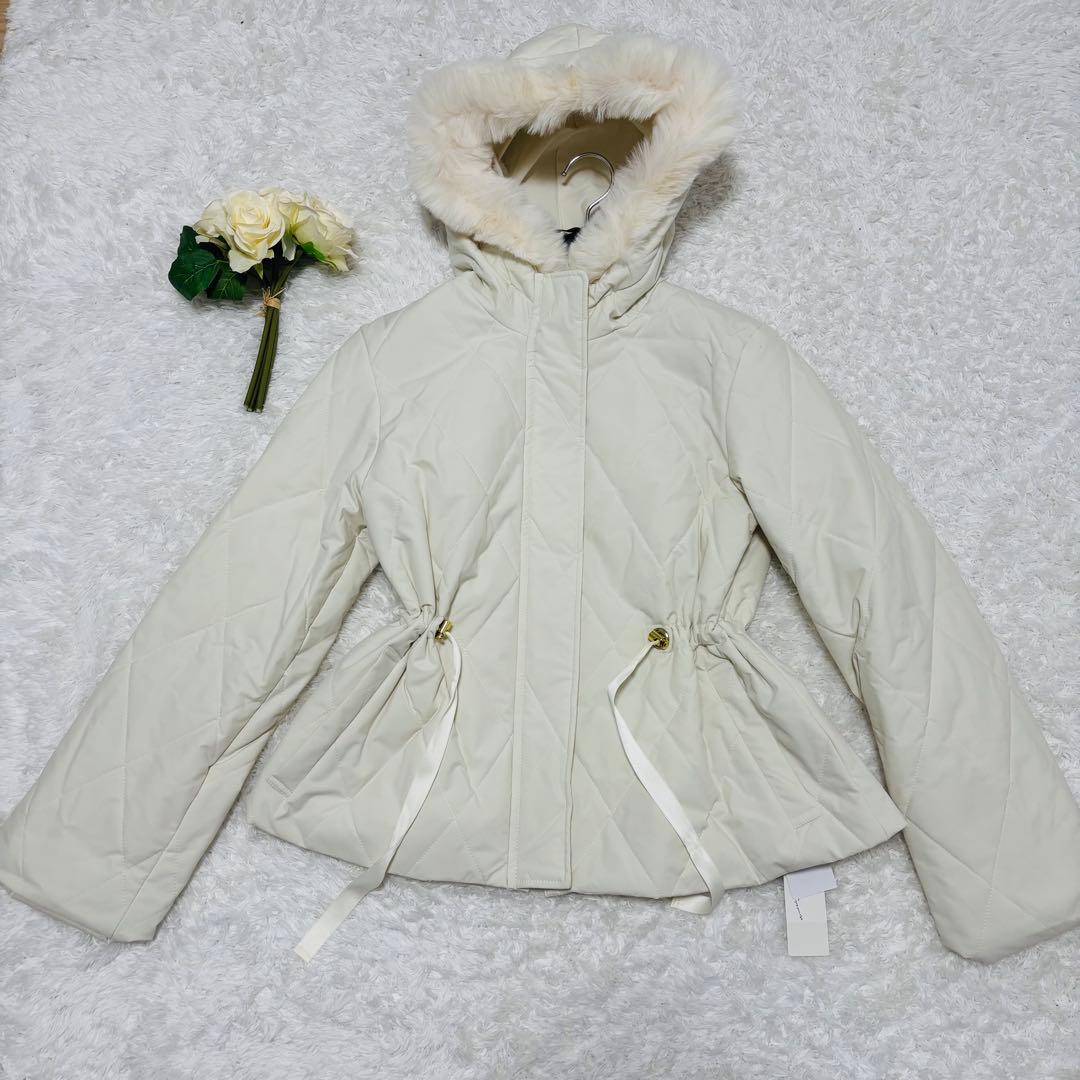 未使用タグ付き ノエラ ドロスト中綿コート Noela オフホワイト - メルカリ