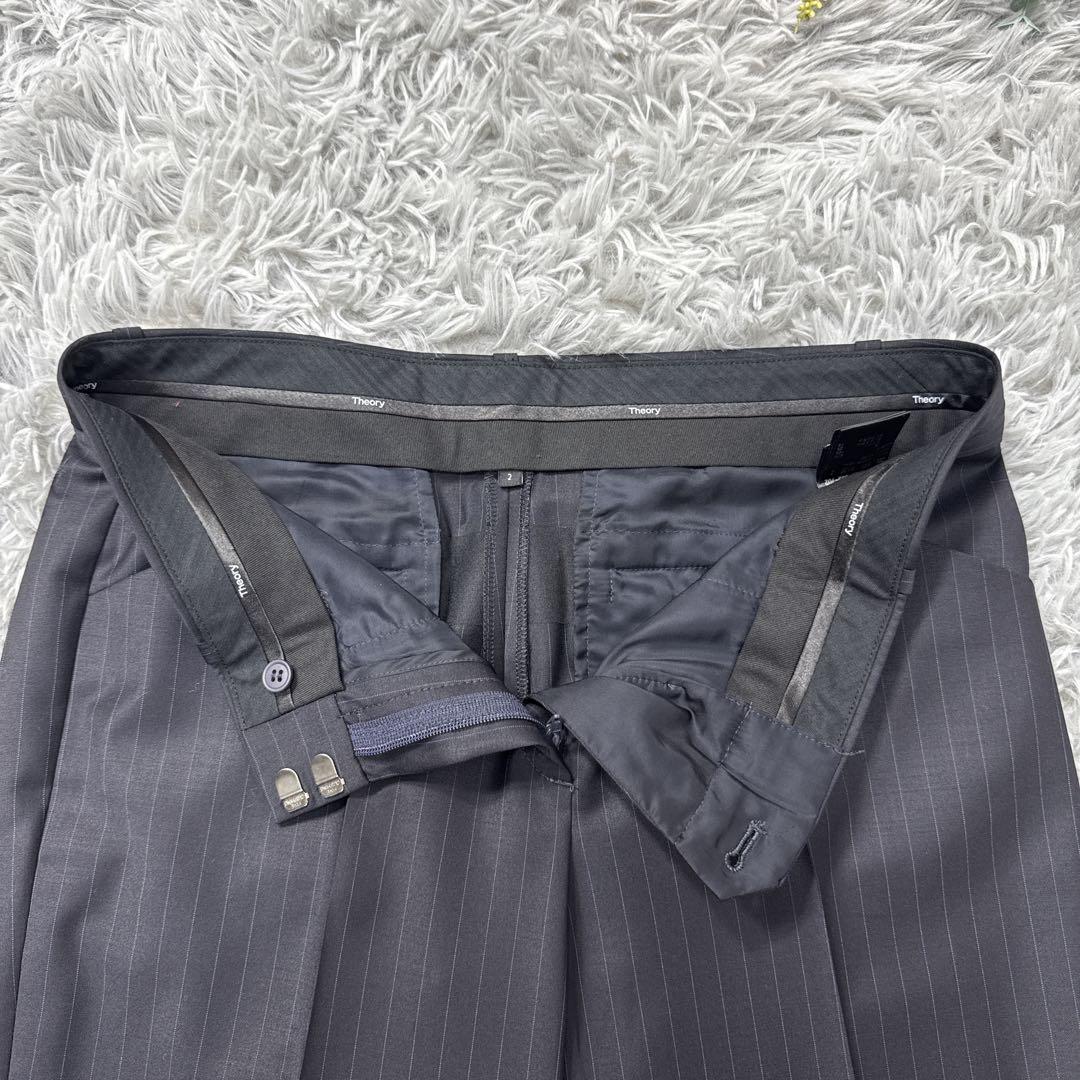 極美品✨近年 セオリー セットアップスーツ ATLAS ピンストライプ