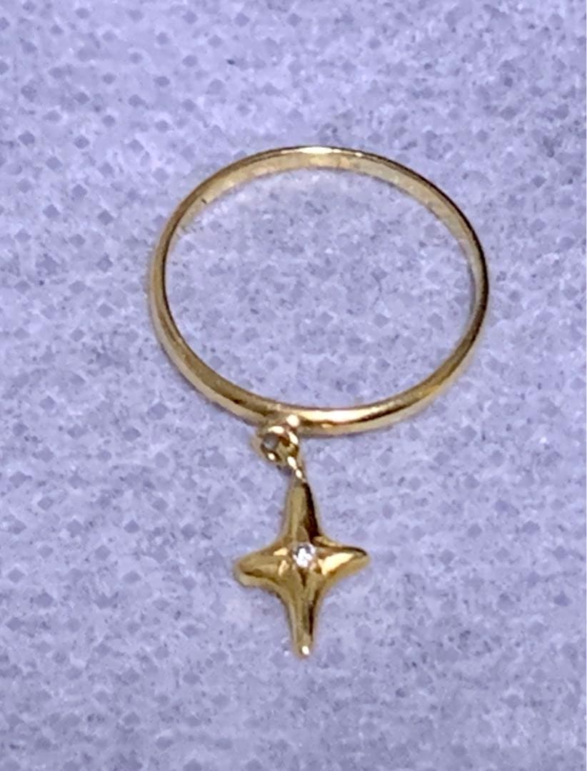 VIS-A-VIS 18K リング ( 3号 ) 結婚指輪 18金イエローゴールド Thésée Love Brossée 3 mm