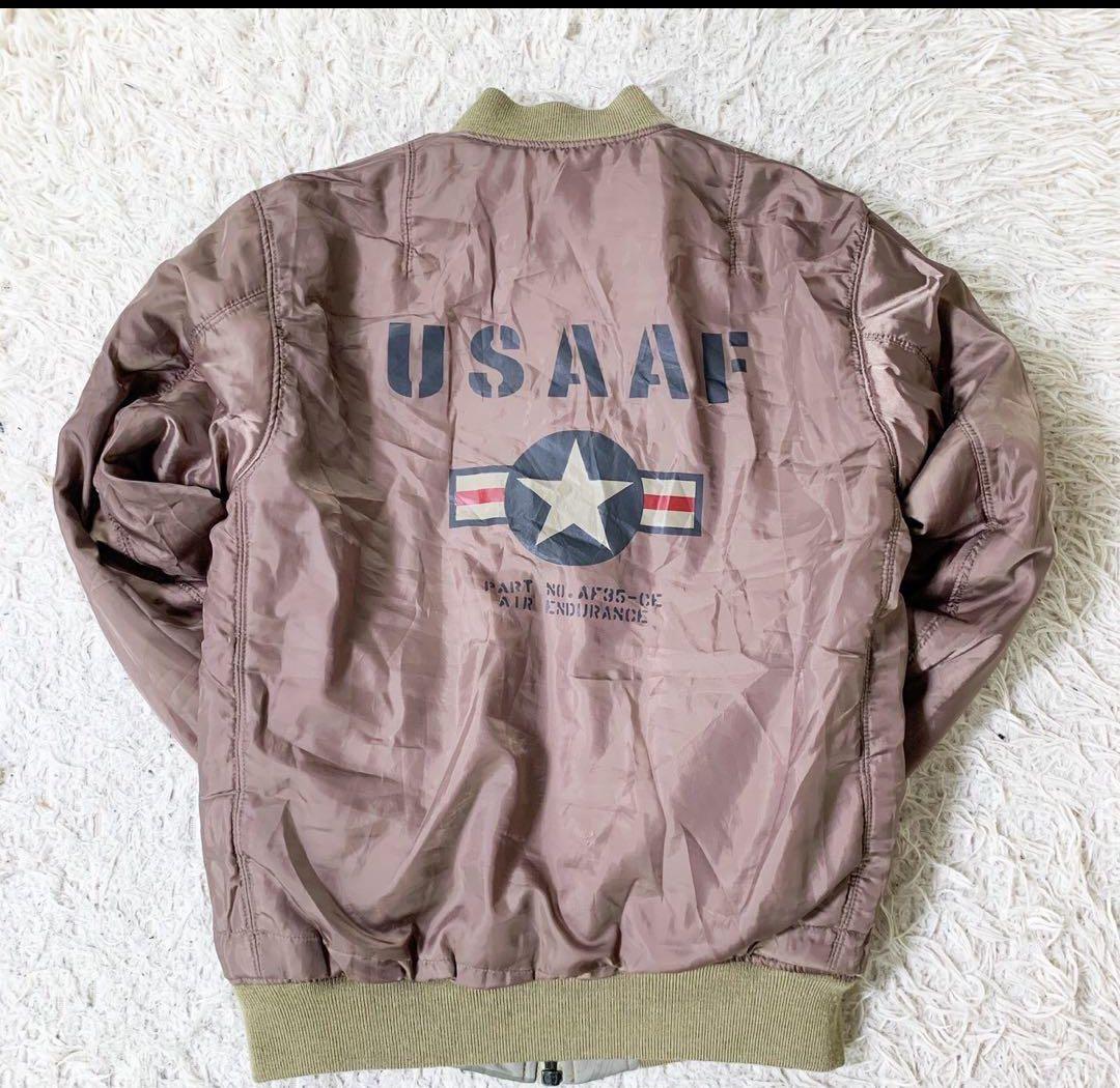 AVIREX 40周年 リバーシブル MA-1 カモ サイズM - メルカリ