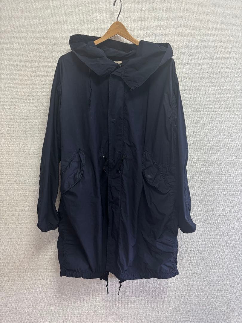 COMOLI ネイビーモッズコート 14S-04002 COMOLI(コモリ) ナイロンパーカー14S-04002 14S-04002 ネイビー サイズ