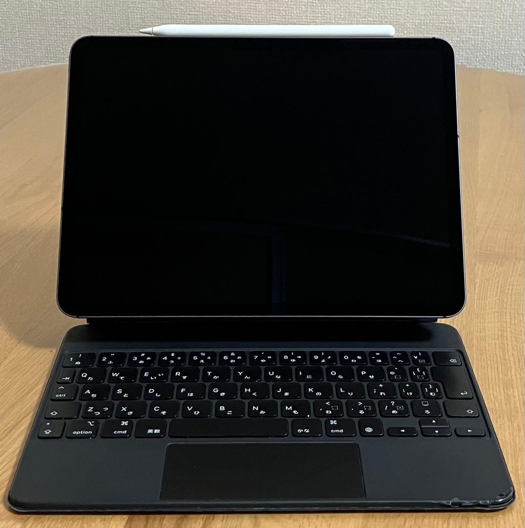 iPadPro(2世代)11インチ＋Pencil(1)キーボードセット 11インチ iPad Pro 第2/3/4世代 用 キーボード付ケース / マジック