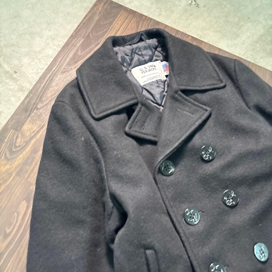 Red Day様7W1 USA製　schott U.S.740N ピーコート古着