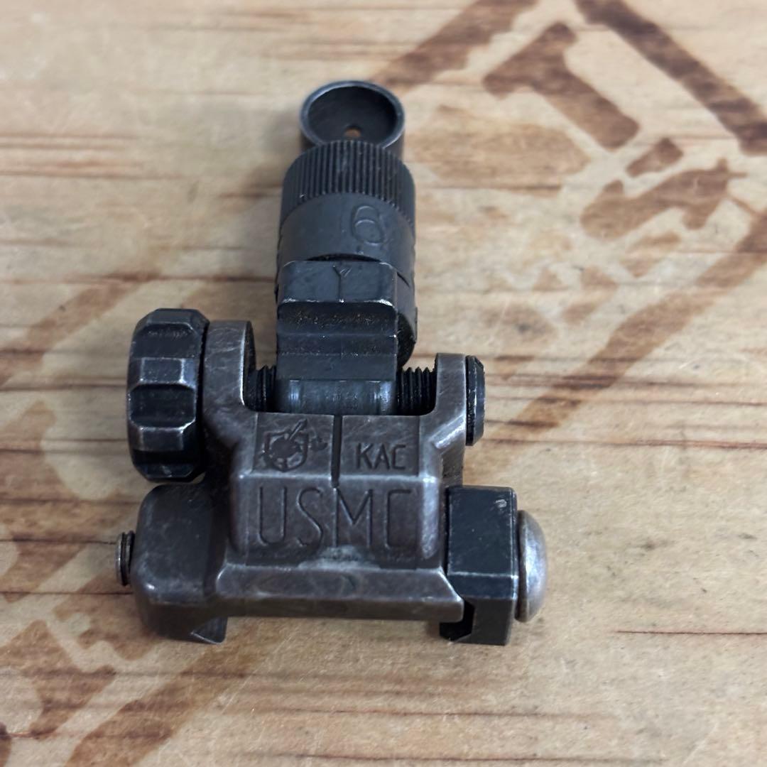 米軍 実物 KNIGHTS REAR SIGHT 600 METER ⑬ - メルカリ