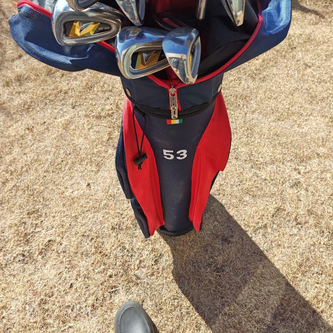 ARNOLD PALMER キャディバッグ アイアンセット付き フレックスS