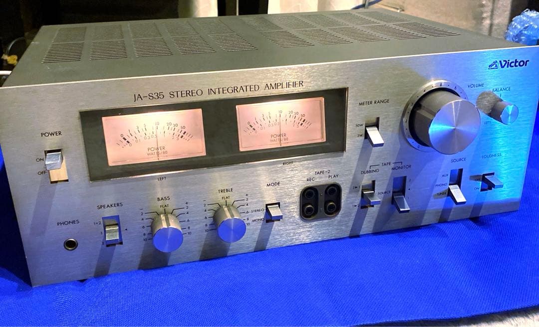Victor プリメインアンプ JA-S35 ビクター パワーメーター - メルカリ