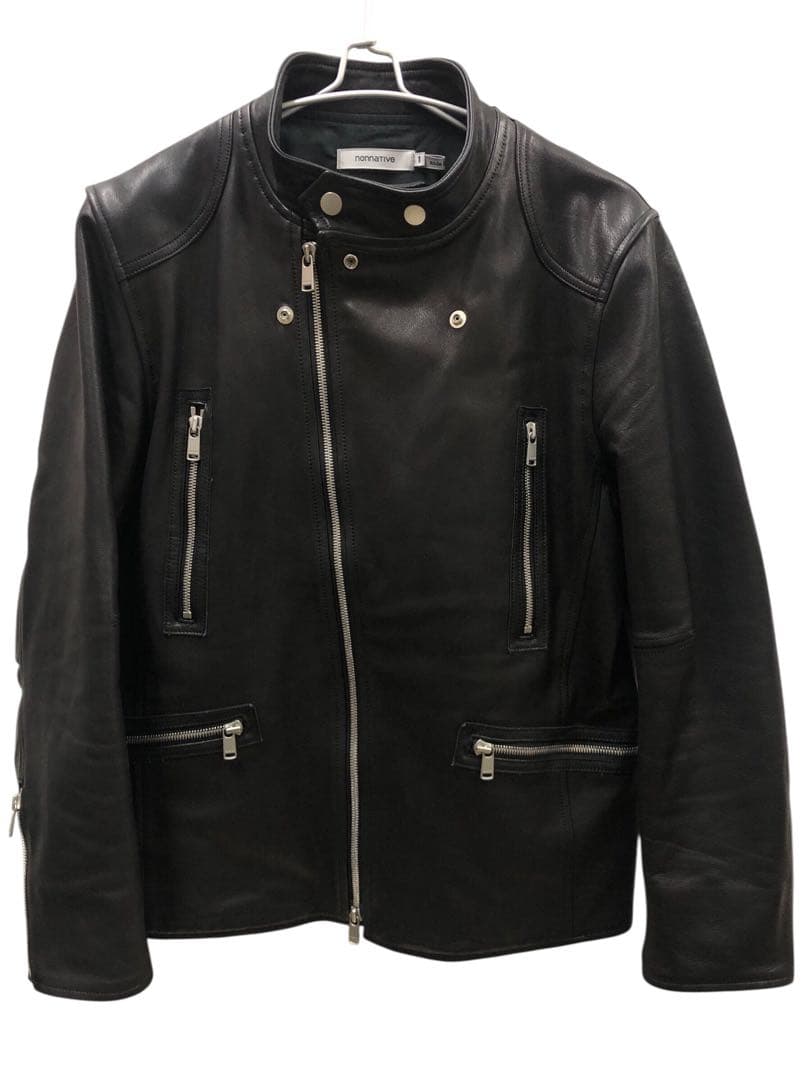 nonnative BIKER BLOUSON COW LEATHER