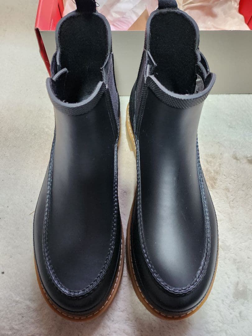 HUNTER ブラック チェルシーブーツ メンズ プレイ ネオプレン チェルシー ブーツ - ブラック