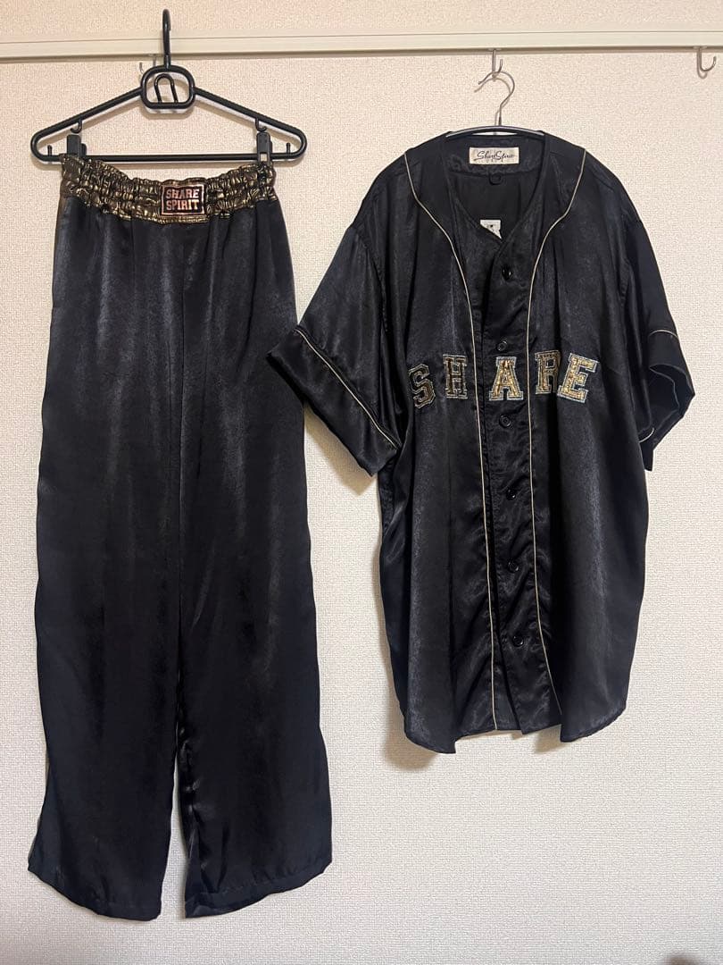 SHARE SPIRIT セットアップ25SS シェアースピリット share spirit シェアースピリット ベロアセットアップ HYDE着 S - メルカリ