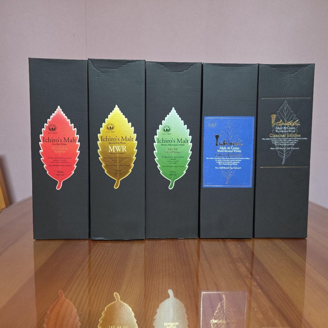 Ichiro's Malt ウイスキーセット 5本 イチローズモルト 50ml×6本 飲み比べ セット 量り売り ブレンデッド