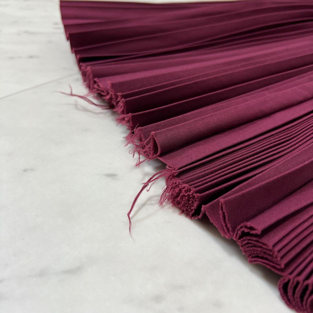 sacai サカイ ベルデットプリーツスカート ベルト コレクション