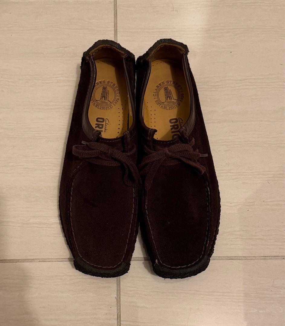 クラークス　ナタリー　スエード　ダークブラウン　UK7.5 US8 25.5cm