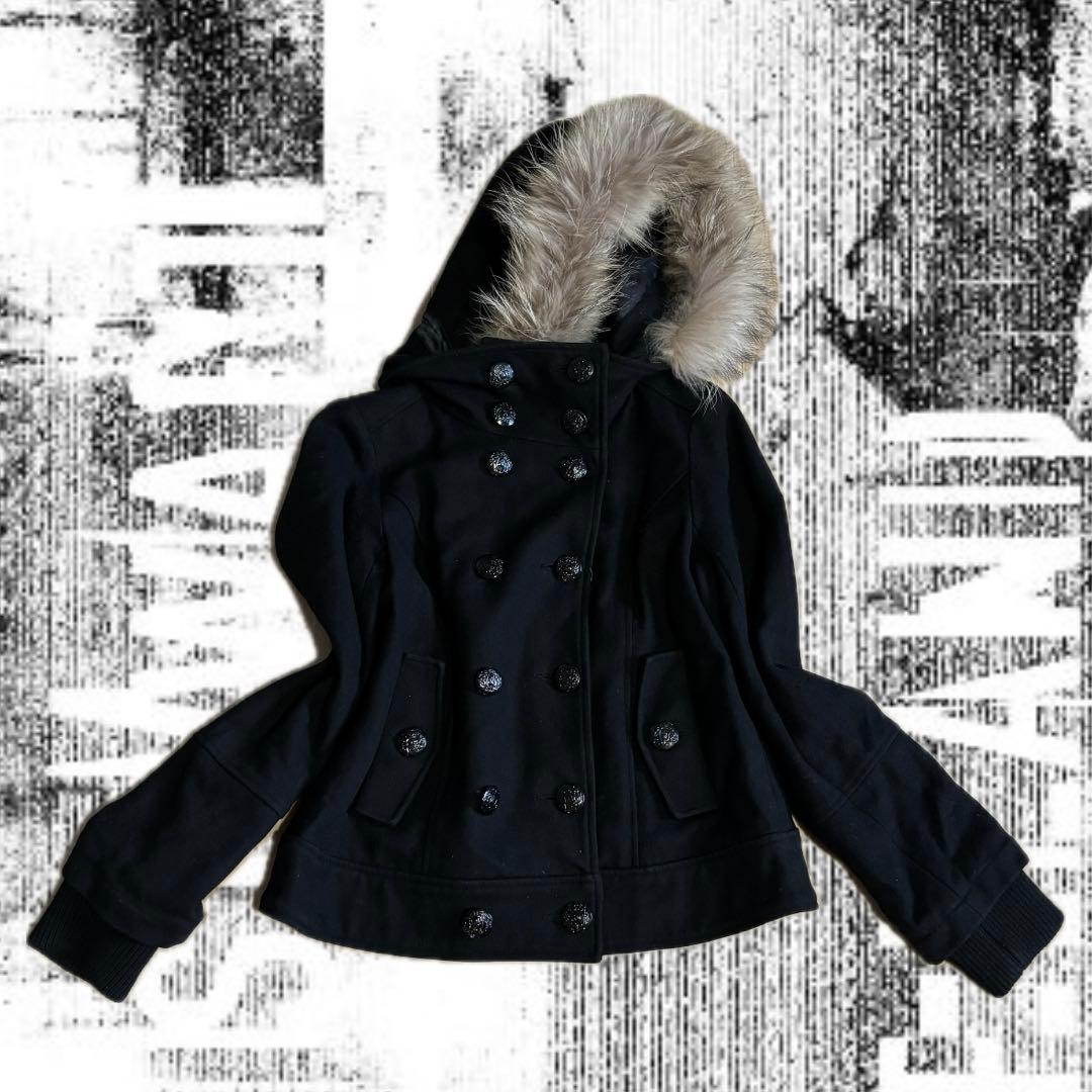 archive ファーフード ジャケット 変形 カラー y2k 00s 短丈 - メルカリ