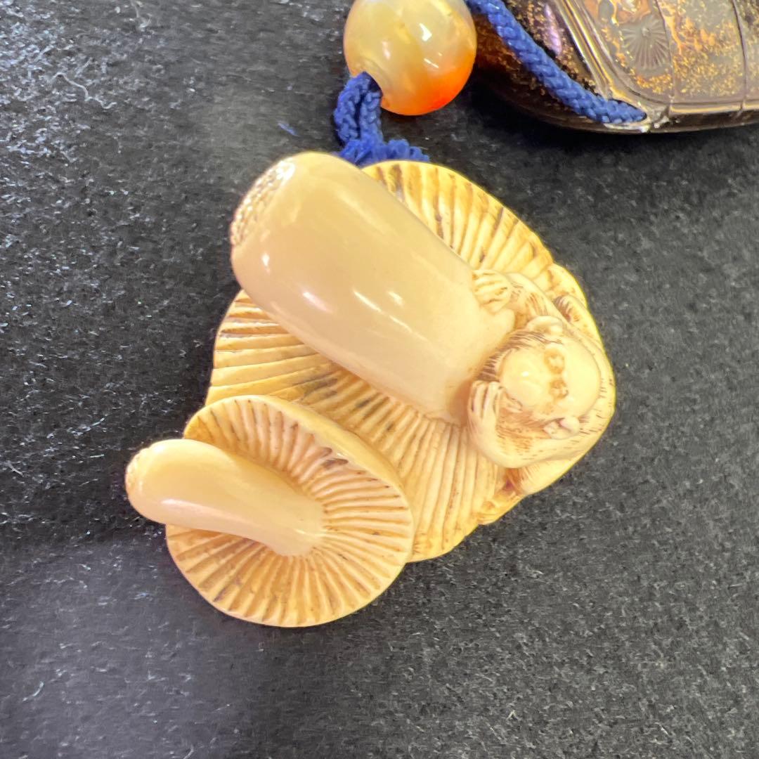 専用 江戸時代 蒔絵印籠、極上根付 60g 東Y8-0106☆2F - メルカリ