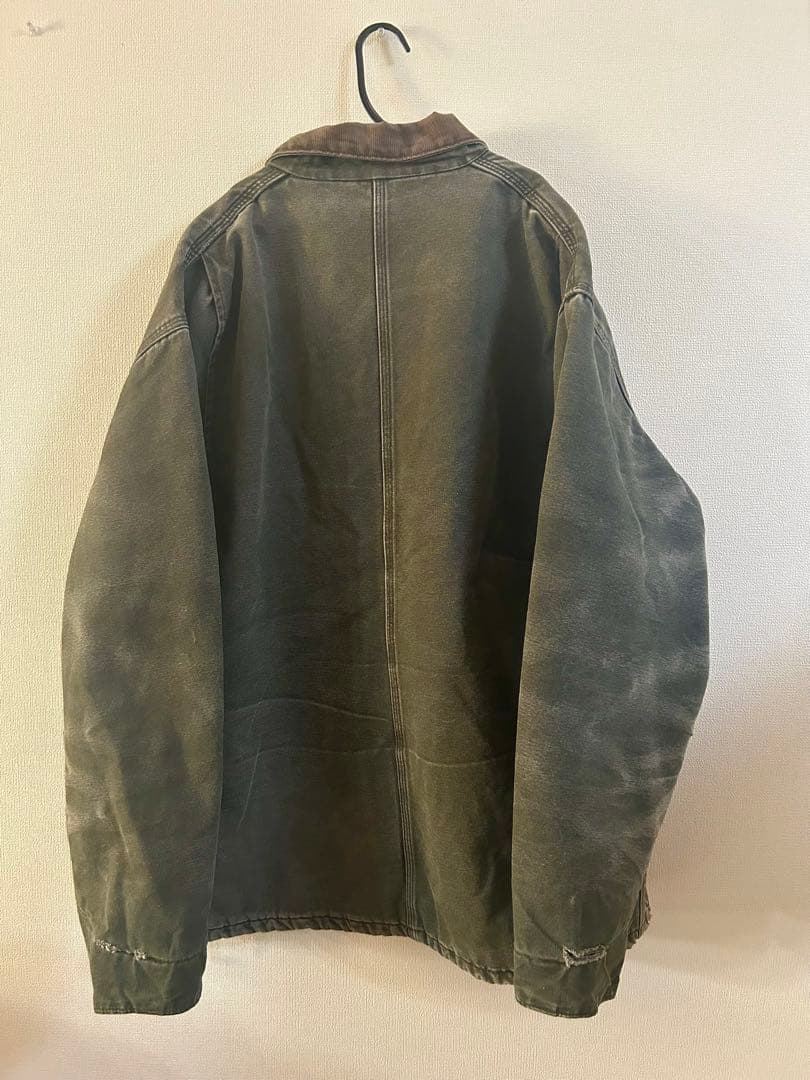 00s USA製 Carhartt ミシガンチョアコート モスグリーン ボロ - メルカリ