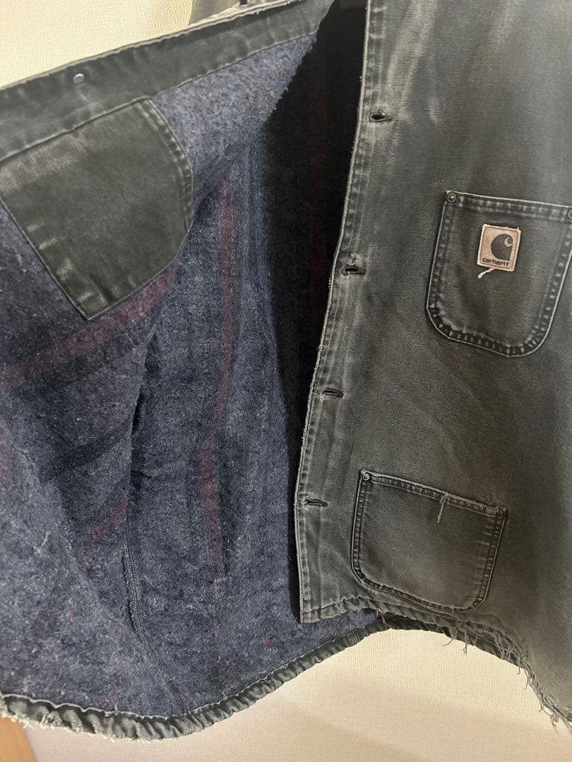 00s USA製 Carhartt ミシガンチョアコート モスグリーン ボロ - メルカリ