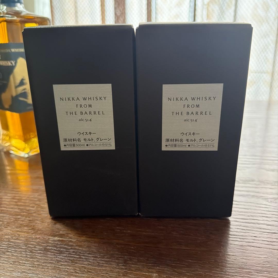 ニッカ　フロムザバレル　カートン付き2本セット muraoka-liquor_w074172