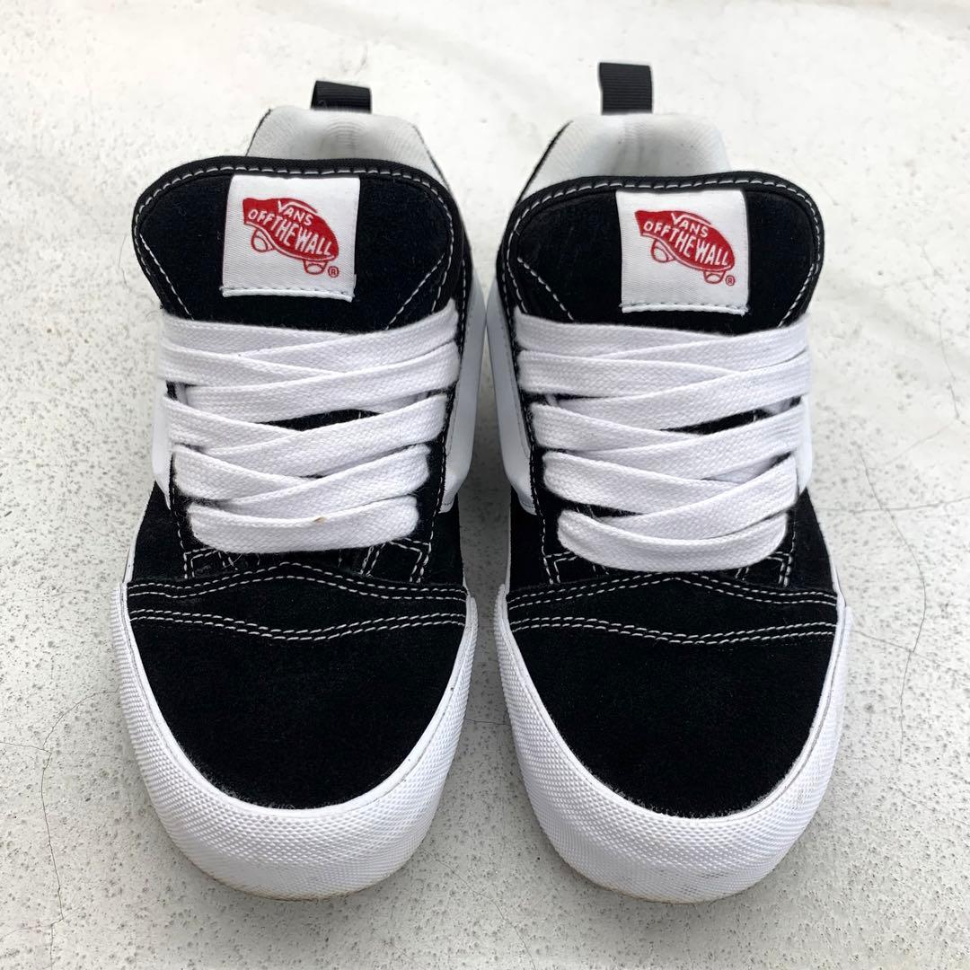 VANS KNU SKOOL Suede Black/Whiteブラックホワイト Knu Skool Shoe in Black / True White | Vans