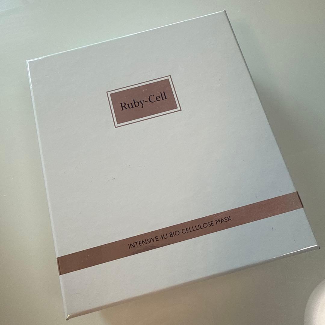 Ruby-Cell(インテンシブ4U バイオセルロースマスク)合計15枚 ルビーセル インテンシブ4U バイオセルロース マスクパック 10枚