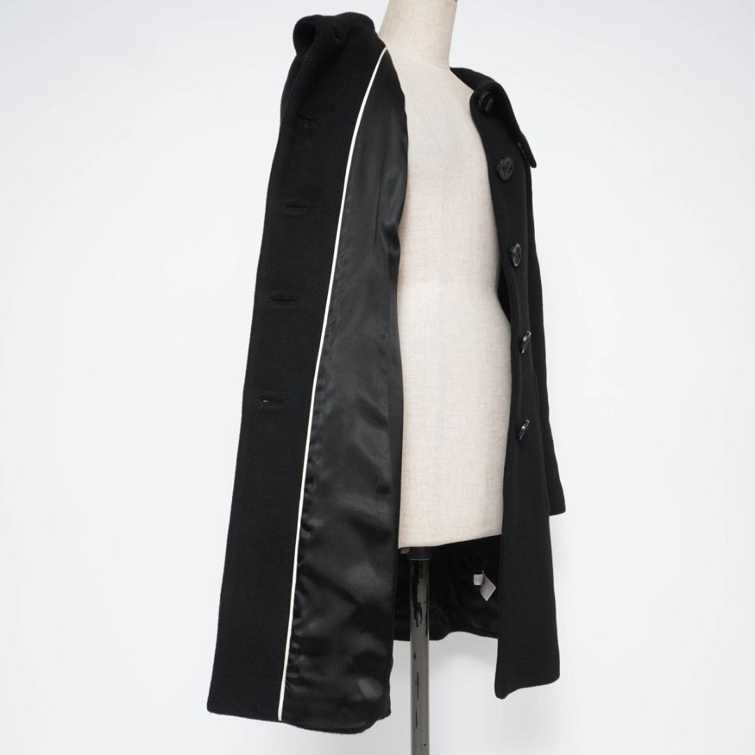 BANANA 🎇 REPUBLIC シルクステンカラーコート総裏 黒S*YC127