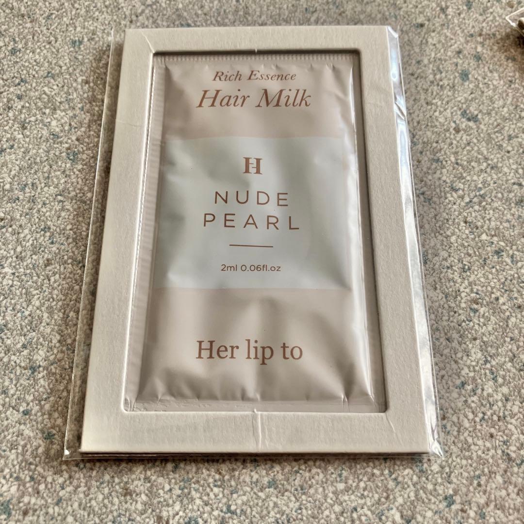 too　ハーリップトゥ　ヘアミルク300包 Info】ショップインにてヘアミルクとシュシュのセットが数量限定で登場