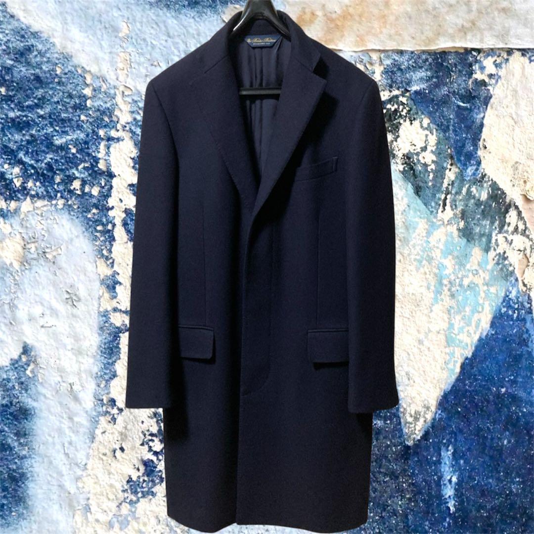 未使用級 超美品 ブルックスブラザーズ ウール チェスターコート ビジネスコート 90s VTG/USED BROOKS BROTERS ダブルブレスト チェスターコート