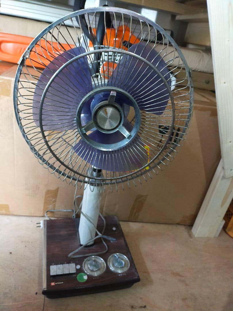 HITACHI 日立 扇風機 HITACHI（日立）扇風機M-6043A 1958年（昭和33年） 昭和レトロファン