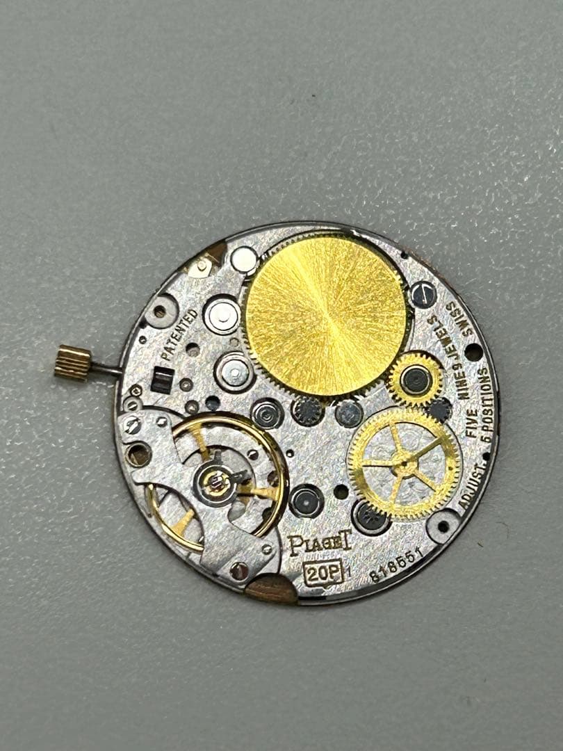 稼働品！PIAGET ピアジェ cal.20P ムーブメント 手巻き - メルカリ