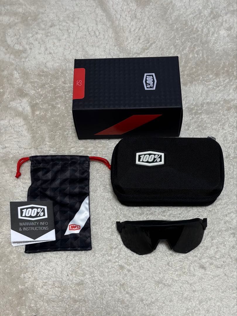 100% スポーツサングラス ブラック 100%(ワンハンドレッド) スポーツサングラス HYPERCRAFT XS ハイパー