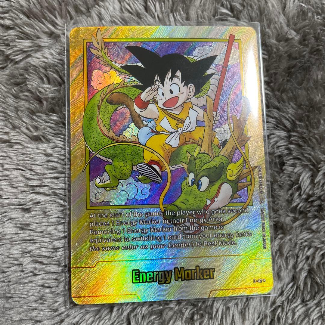 ドラゴンボール マンガブースター01エナジーマーカー 金 E-42 一巻