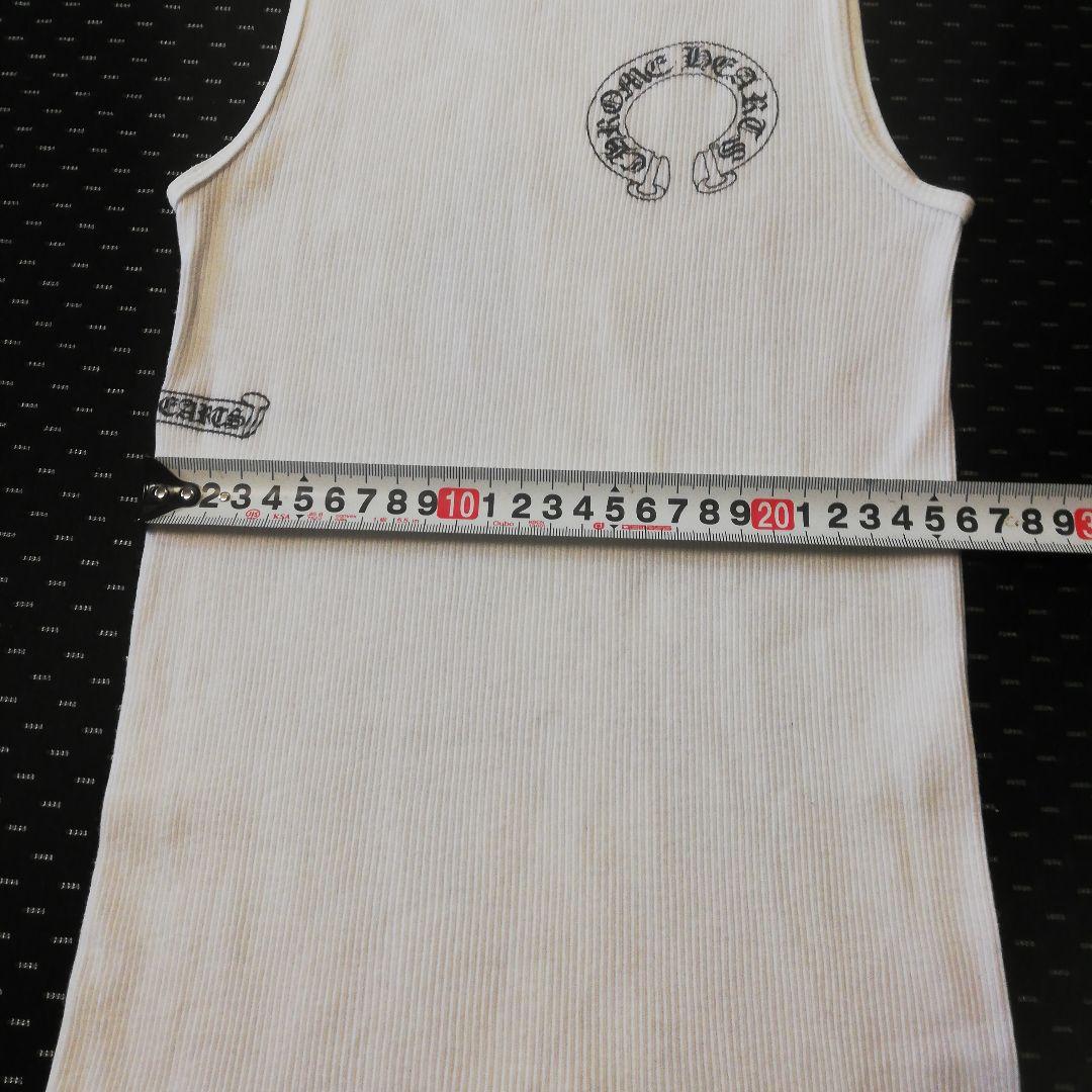 クロムハーツ タンクトップ S 希少ホワイトプリント