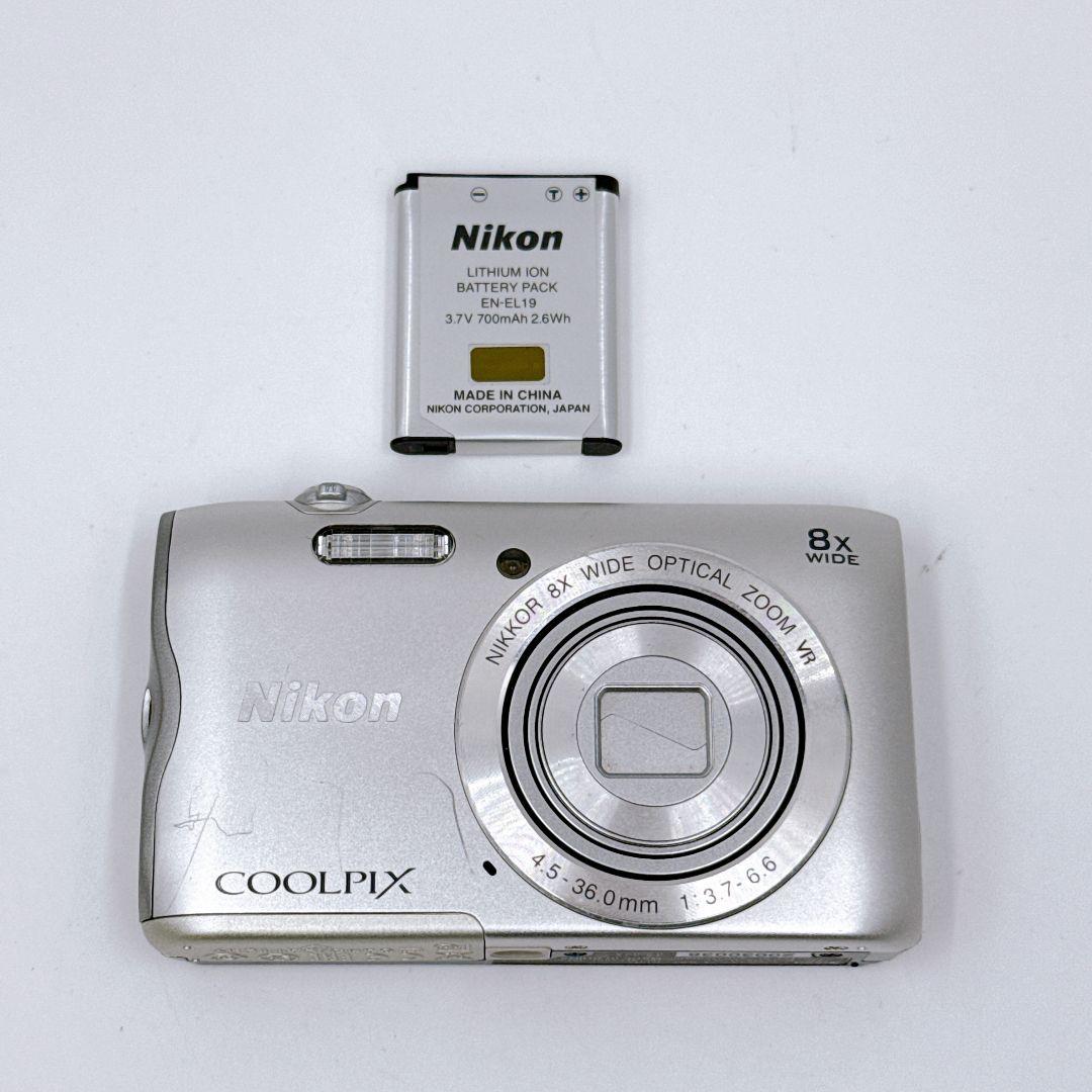 Nikon COOLPIX A300 8倍ズーム Wi-Fi搭載 シルバー Amazon.com : Nikon COOLPIX S3700 20MP Digital Camera with 8x