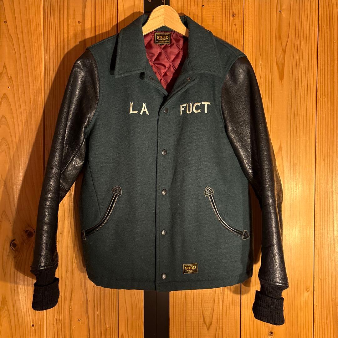 FUCT SSDD スタジャン M ダークグリーン/ブラック M Pre-owned] NEIGHBORHOOD × FUCT SSDD NHFU . VE / N-JKT 162BEFUN