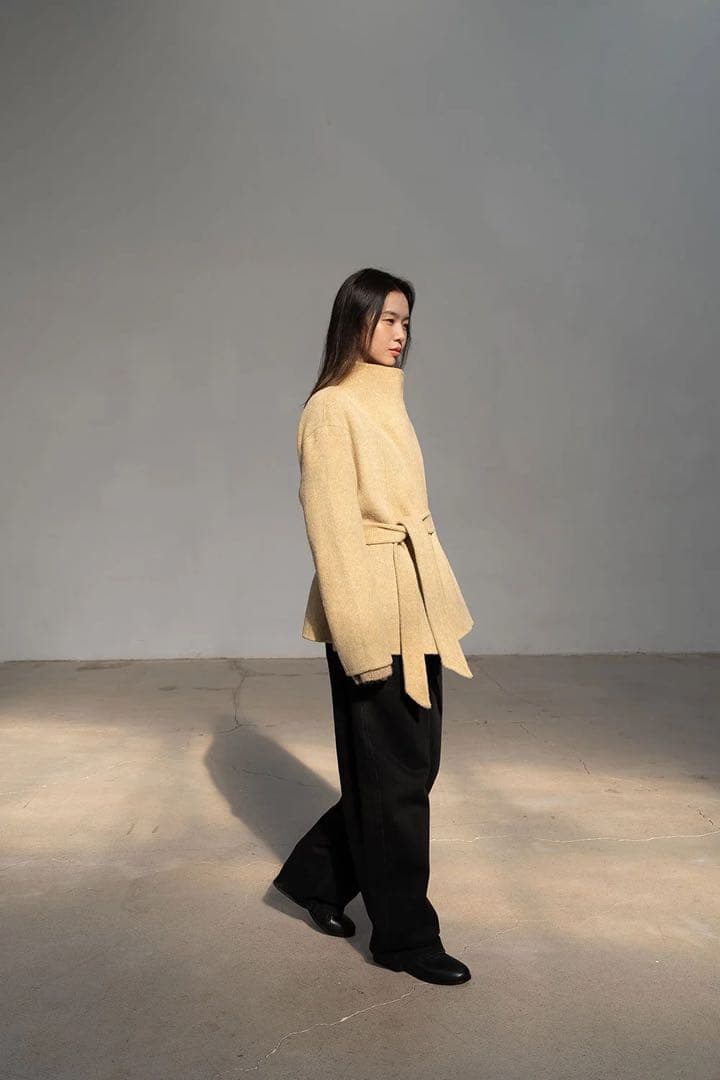 OHOTORO コート アウター Ecru Half Coat - メルカリ