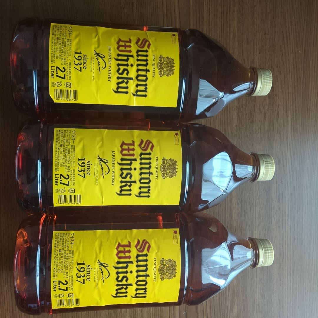 サントリーウイスキー 角2.7リットル3本セット Amazon.co.jp: 角瓶 2700ml [サントリー ウイスキー 日本 大容量