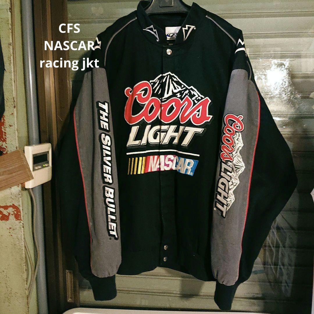 CFS/NASCARナスカー クアーズ 刺繍 レーシングジャケット NASCAR ナスカー JHデザイン DuPont デュポン レーシングジャケット J