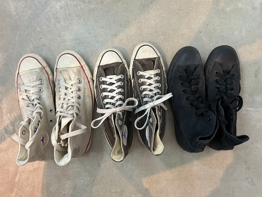 オールスター usa製　80s チャック　青枠　6 1/2 converse（コンバース） ALL STAR （オールスター）ネイビー 6 24.5cm