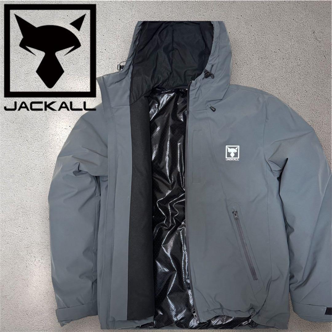 ▼JACKALL/ジャッカル▼中綿ジャケット▼グレー▼アウトドア▼Lサイズ JACKALL OFFICIAL SHOPPING SITE