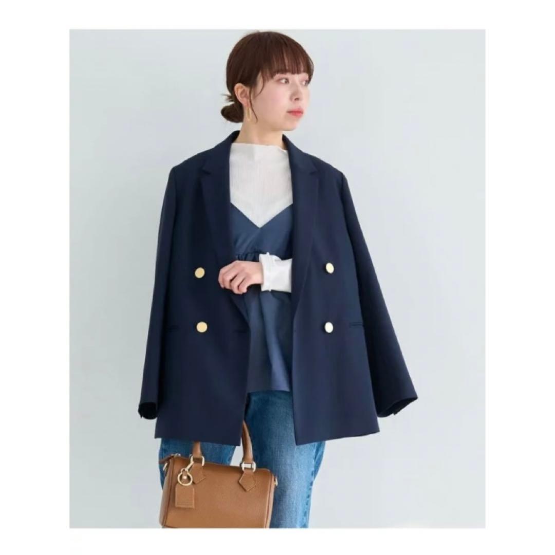 美品★ダブルジャケット セール】 アソートダブルジャケット（チャコールグレー/ベージュ