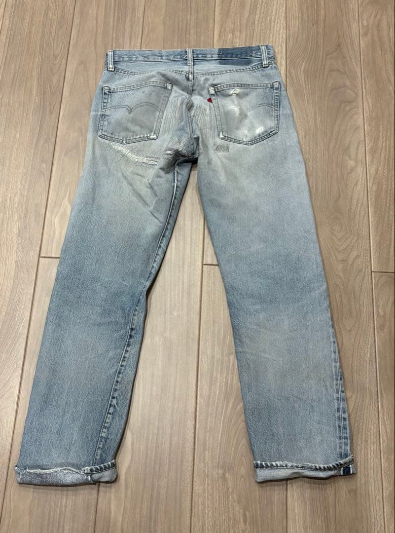 66後期 levi's リーバイス 501 ボタン裏6 赤耳 デニムパンツ - メルカリ