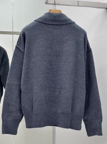 新品 AMI PARIS グレー ニットポロシャツ ハート刺繍 Mサイズ - メルカリ