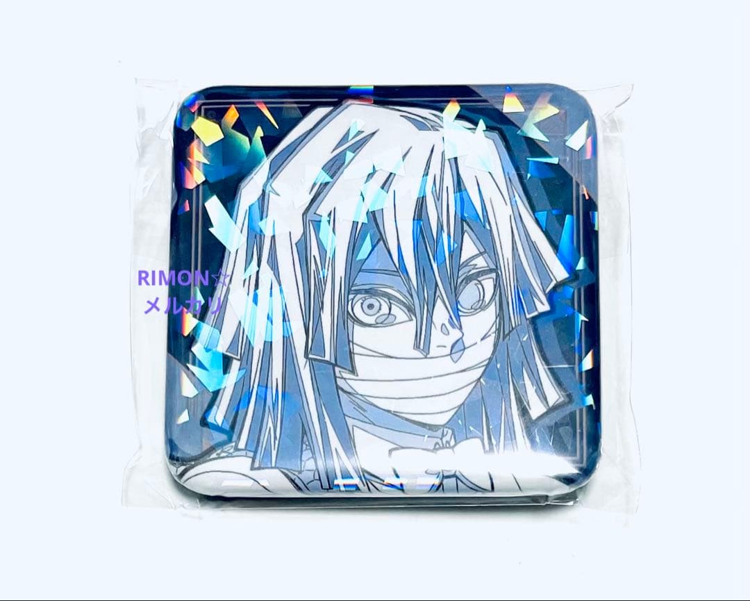 鬼滅の刃 伊黒小芭内 モクテルバー ロト 第2弾 グリッター缶バッジ