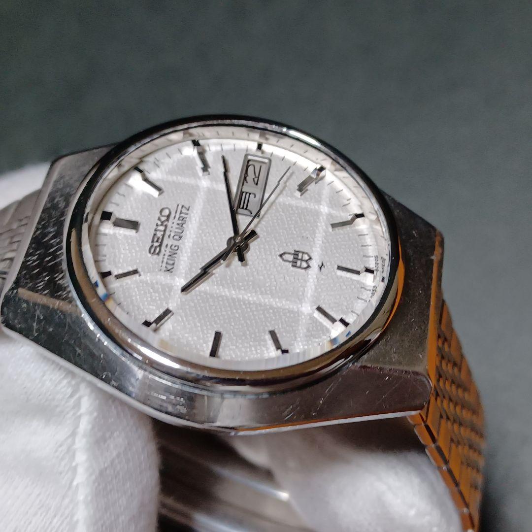 SEIKO キングクォーツ MEN'S《カットガラス》