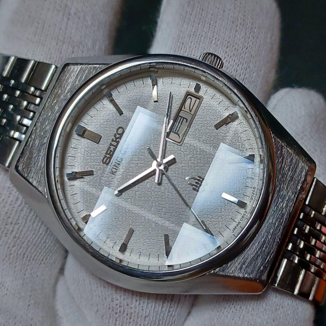 SEIKO キングクォーツ MEN'S《カットガラス》