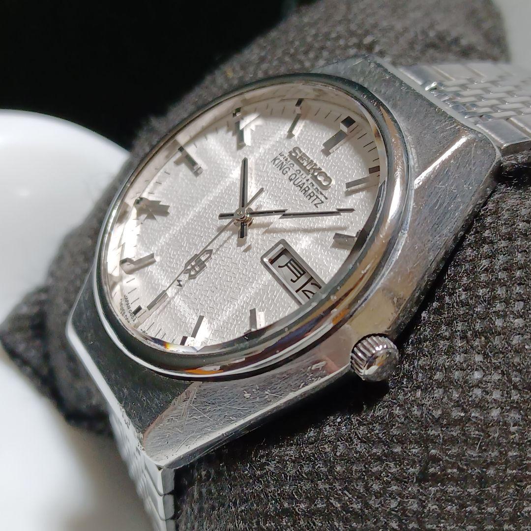 SEIKO キングクォーツ MEN'S《カットガラス》