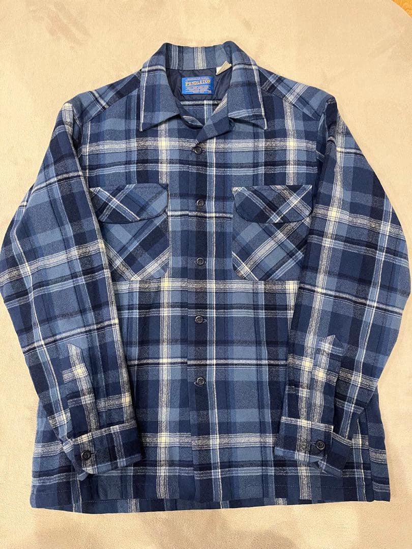Pendleton ネルシャツ　青系 Pendleton 長袖ネルシャツ M 青系チェック - メルカリ