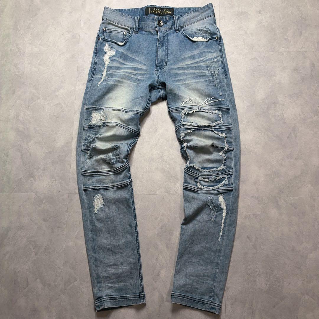 archive Y2K 00s denim damage fade grunge - メルカリ